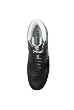 CAMP DAVID & SOCCX Hightop Sneaker im Materialmix mit Rubber Logos black Online