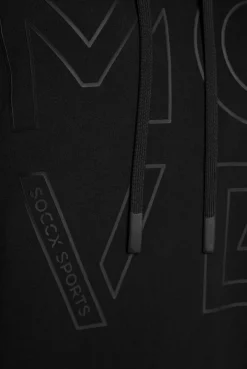 CAMP DAVID & SOCCX Hoodie aus Interlock mit Artwork und Tapes black Clearance