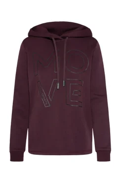 CAMP DAVID & SOCCX Hoodie aus Interlock mit Artwork und Tapes deep plum deepplum Best Sale