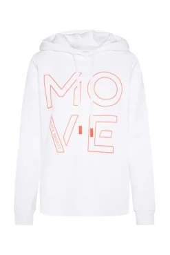 CAMP DAVID & SOCCX Hoodie aus Interlock mit Artwork und Tapes opticwhite Cheap