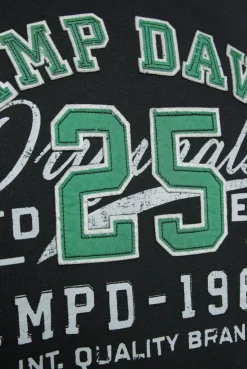 CAMP DAVID & SOCCX Hoodie mit Artwork im Retro-Style black Best Sale