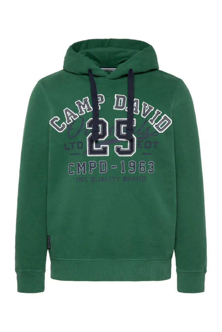 CAMP DAVID & SOCCX Hoodie mit Artwork im Retro-Style raw green rawgreen Hot