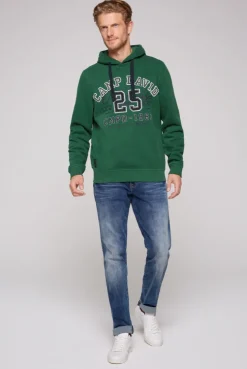 CAMP DAVID & SOCCX Hoodie mit Artwork im Retro-Style raw green rawgreen Hot