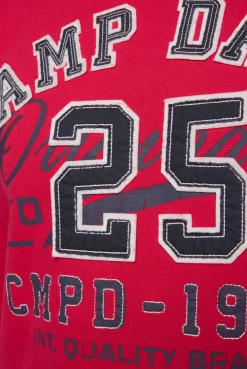 CAMP DAVID & SOCCX Hoodie mit Artwork im Retro-Style royal red royalred Hot