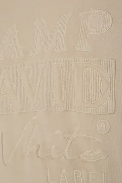 CAMP DAVID & SOCCX Hoodie mit tonigem Logo Artwork tan Hot
