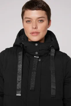 CAMP DAVID & SOCCX 2-in-1 Puffer Coat und Weste black Sale