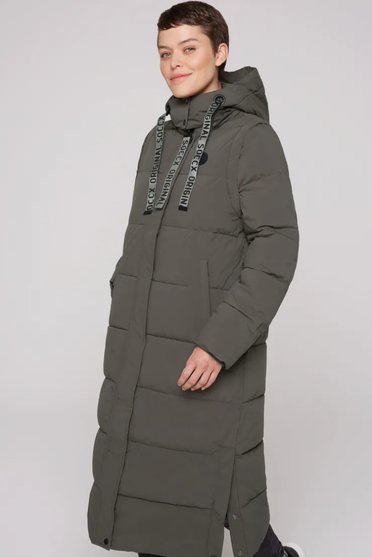 CAMP DAVID & SOCCX 2-in-1 Puffer Coat und Weste olive Best