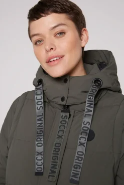CAMP DAVID & SOCCX 2-in-1 Puffer Coat und Weste olive Best