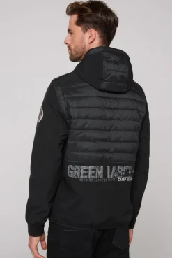 CAMP DAVID & SOCCX 2-in-1  Softshelljacke mit abtrennbaren Ärmeln / black Clearance