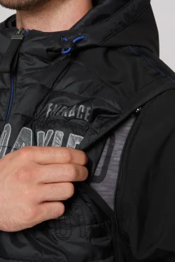 CAMP DAVID & SOCCX 2-in-1  Softshelljacke mit abtrennbaren Ärmeln / black Clearance
