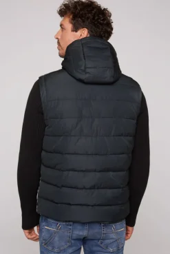 CAMP DAVID & SOCCX 2-in-1 Steppweste mit abtrennbaren Ärmeln blue navy bluenavy Hot