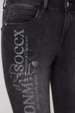 CAMP DAVID & SOCCX Jeans MI:RA Slim Fit jogg grey printed jogggreyprinted Hot