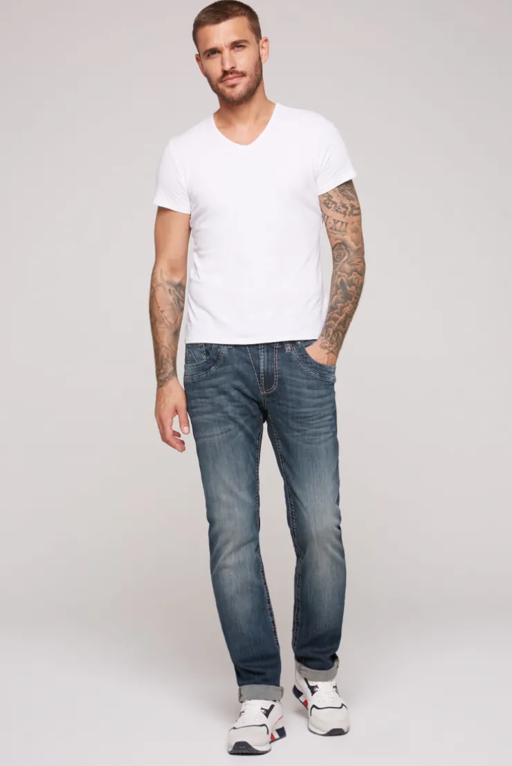CAMP DAVID & SOCCX Jeans NI:CK Regular Fit blue used blueused Clearance