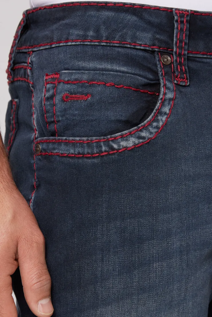 CAMP DAVID & SOCCX Jeans NI:CO Regular Fit black used blackused Clearance