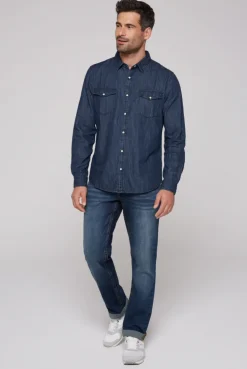 CAMP DAVID & SOCCX Jeanshemd Regular Fit blue vintage bluevintage New