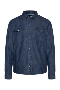 CAMP DAVID & SOCCX Jeanshemd Regular Fit blue vintage bluevintage Cheap
