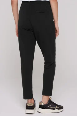 CAMP DAVID & SOCCX Jerseyhose mit Elastikbund und Biesen black Flash Sale