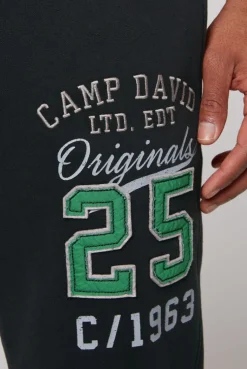 CAMP DAVID & SOCCX Jogginghose mit Retro-Artwork black Fashion