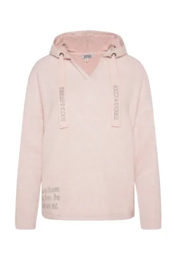 CAMP DAVID & SOCCX Kapuzenpullover aus Flauschstrick rose blush roseblush Fashion