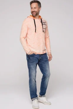 CAMP DAVID & SOCCX Kapuzenshirt mit Brusttasche und Logo Print sunrise orange sunriseorange Shop