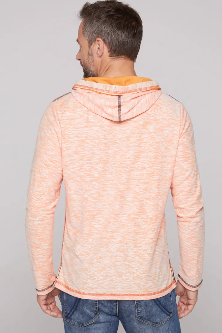 CAMP DAVID & SOCCX Kapuzenshirt mit Brusttasche und Logo Print sunrise orange sunriseorange Shop