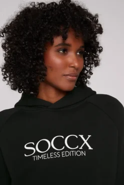 CAMP DAVID & SOCCX Kapuzensweatshirt mit Logo Print black Best Sale