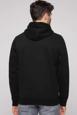 CAMP DAVID & SOCCX Kapuzensweatshirt mit Used Print black Best