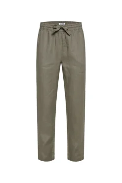 CAMP DAVID & SOCCX Klassische Leinenhose mit Elastikbund desert olive | XXXL desertolive Fashion