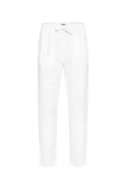 CAMP DAVID & SOCCX Klassische Leinenhose mit Elastikbund opticwhite Sale