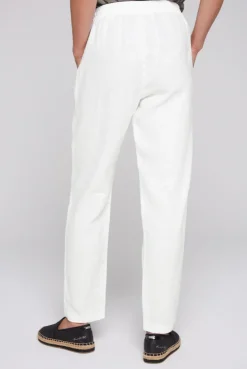 CAMP DAVID & SOCCX Klassische Leinenhose mit Elastikbund opticwhite Sale
