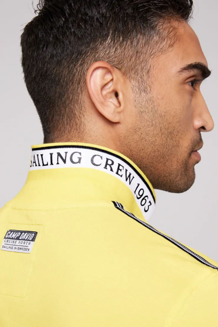 CAMP DAVID & SOCCX Kurzarmpolo Pikee mit Logo Artworks light lime lightlime Cheap