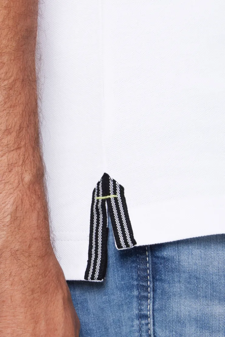 CAMP DAVID & SOCCX Kurzarmpolo Pikee mit Logo Artworks opticwhite Sale