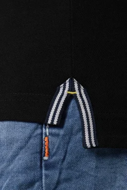 CAMP DAVID & SOCCX Kurzarmpolo Pikee mit Logo Artworks black Store