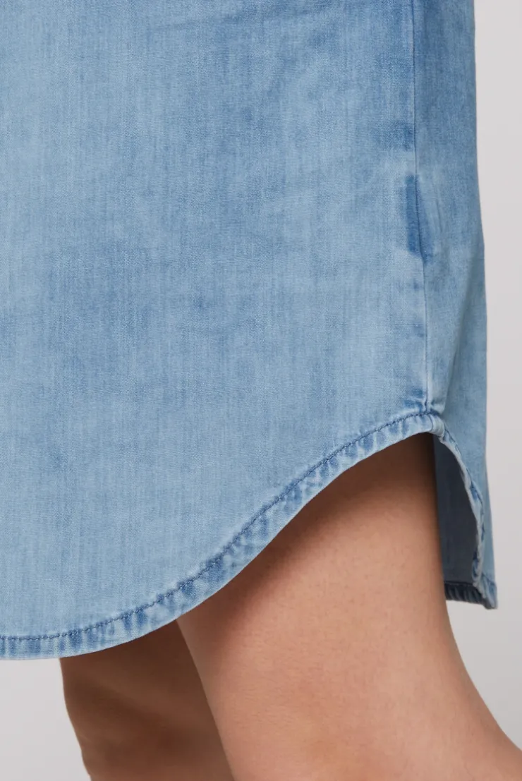 CAMP DAVID & SOCCX Kurzes Jeansblusenkleid mid blue wash | XS midbluewash Hot