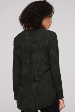 CAMP DAVID & SOCCX Langarmbluse mit All Over Print black Store