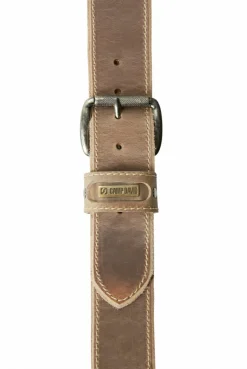 CAMP DAVID & SOCCX Ledergürtel beige Cheap