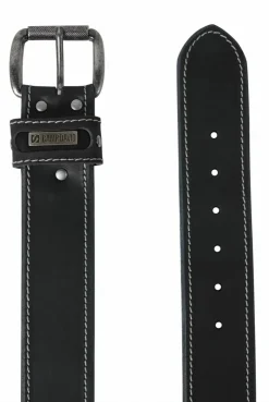 CAMP DAVID & SOCCX Ledergürtel black Best