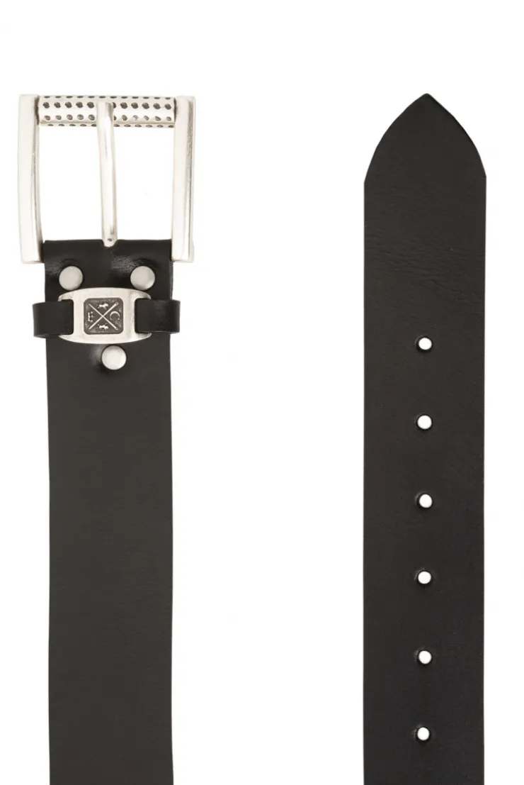 CAMP DAVID & SOCCX Ledergürtel im Used Look black Hot