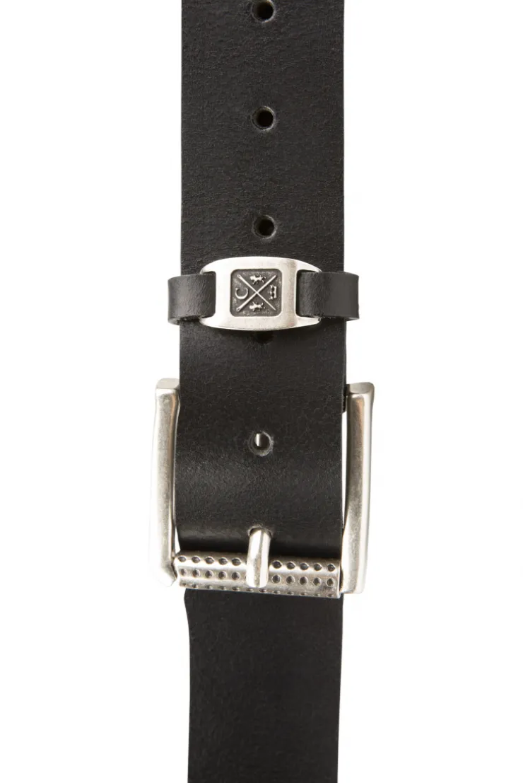CAMP DAVID & SOCCX Ledergürtel im Used Look black Hot