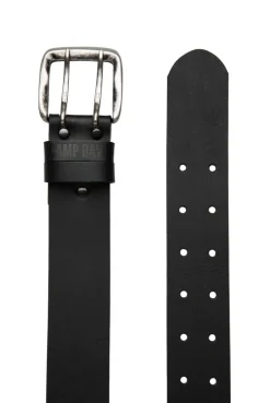 CAMP DAVID & SOCCX Ledergürtel mit Doppeldornschließe black Flash Sale