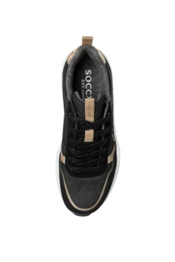 CAMP DAVID & SOCCX Leichter Sneaker mit Glitter-Design black Online