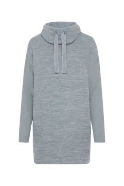 CAMP DAVID & SOCCX Meliertes Strickkleid mit Rollkragen cold grey melange coldgreymelange Shop