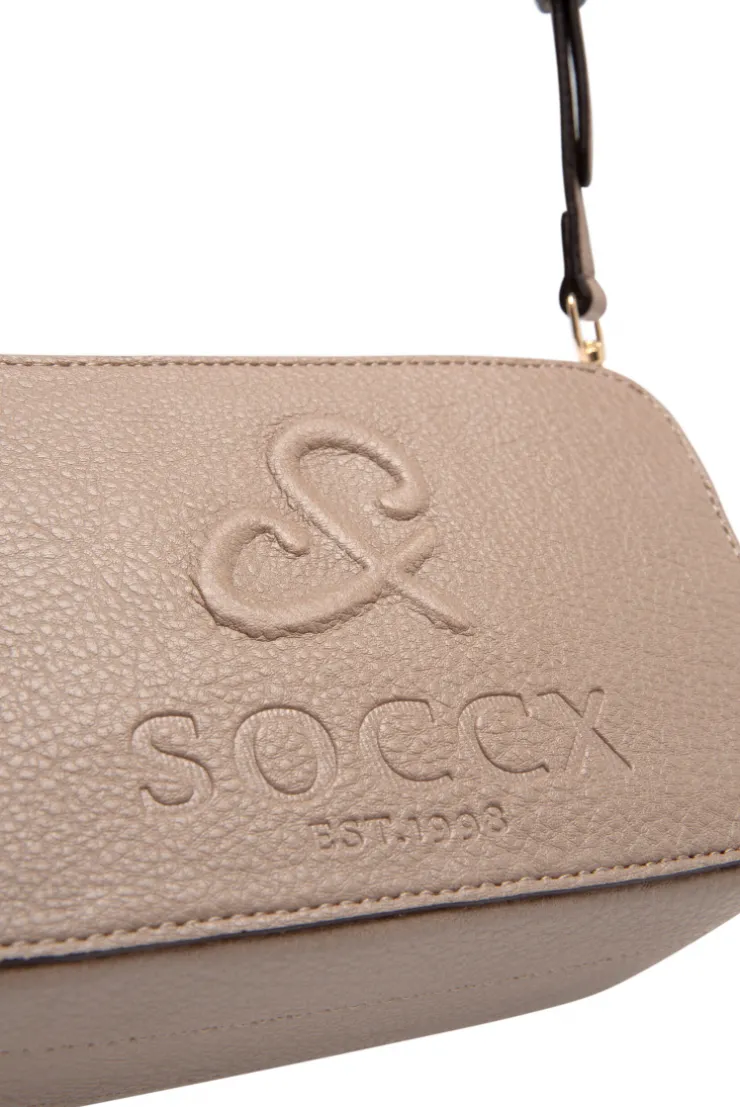 CAMP DAVID & SOCCX Modern Bag mit Logo-Prägung beige Best