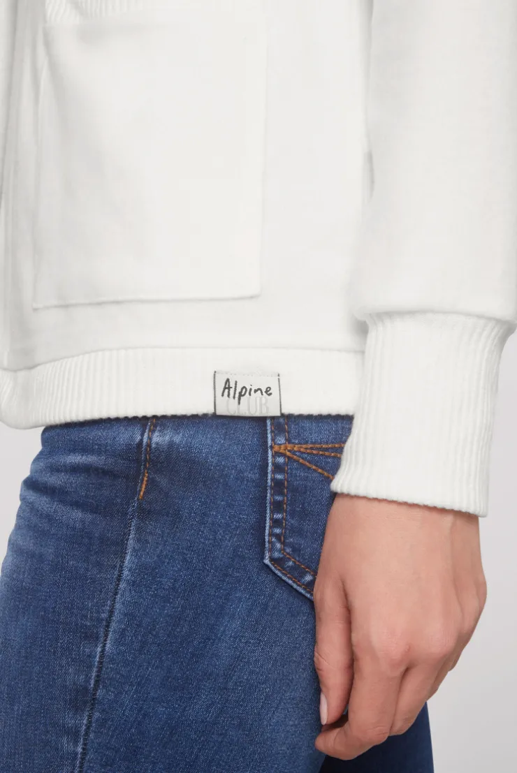 CAMP DAVID & SOCCX Offener Kurz-Cardigan mit Kapuze ivory Shop