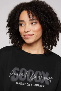 CAMP DAVID & SOCCX Oversized T-Shirt mit Logo Artwork black Flash Sale