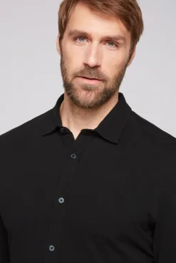 CAMP DAVID & SOCCX Oxford Langarmhemd black Cheap