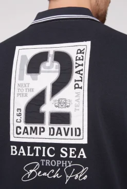 CAMP DAVID & SOCCX Pikee-Polo mit Color-Blocking und Artworks tan Shop