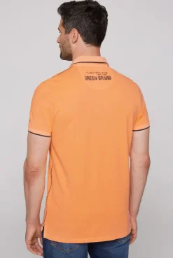 CAMP DAVID & SOCCX Pikee-Polo mit Logo-Applikationen sunrise orange sunriseorange Shop