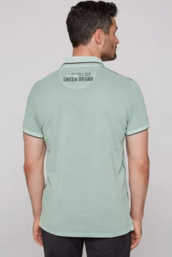 CAMP DAVID & SOCCX Pikee-Polo mit Logo-Applikationen teal Hot
