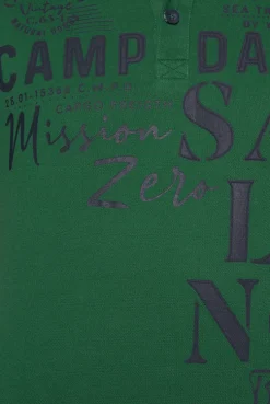 CAMP DAVID & SOCCX Pikee-Poloshirt mit Sailing Print raw green rawgreen Online